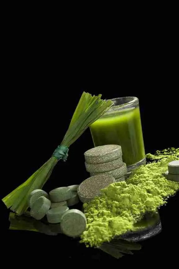 Detox. Green Food Supplement