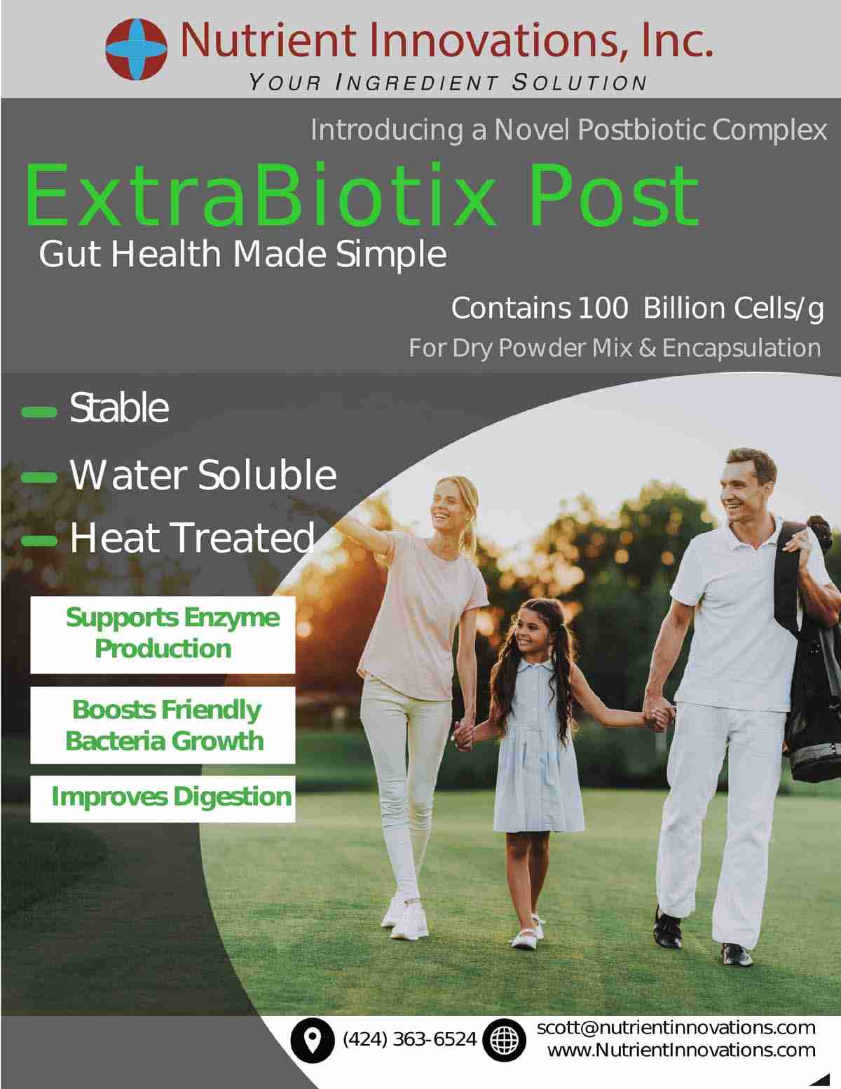 ExtraBiotix dry powder ingredient