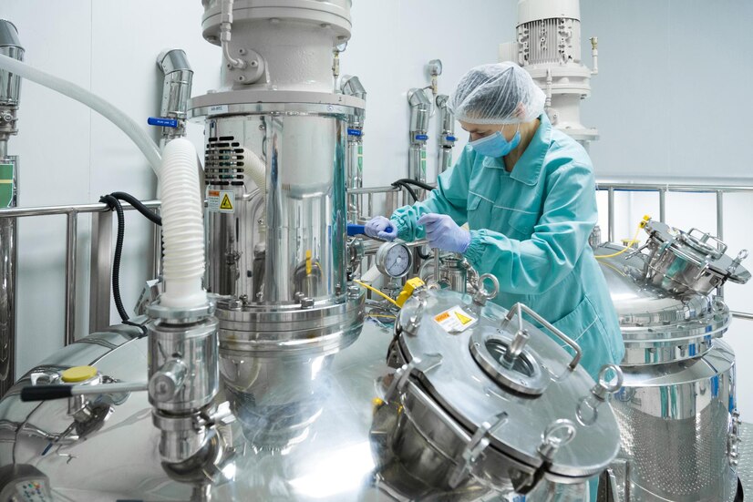 pharmaceutical-factory-woman-worker-protective-clothing-operating-production-line-sterile-environment_645730-305