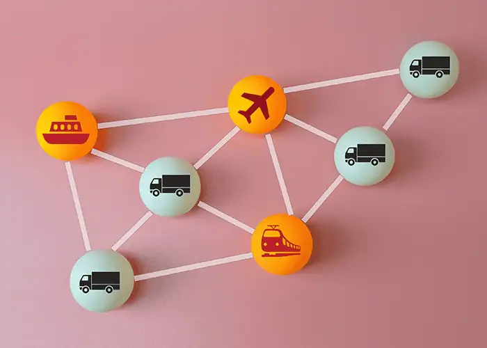 Global supplement ingredient sourcing network showing international raw material supply routes for nutraceutical manufacturers